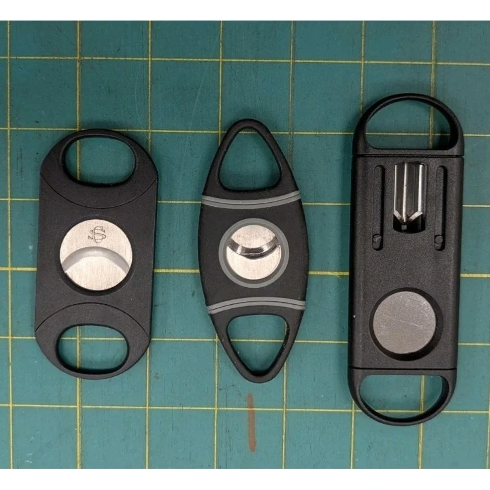 Cigar Cutters Lot of 3 Stainless Steel
